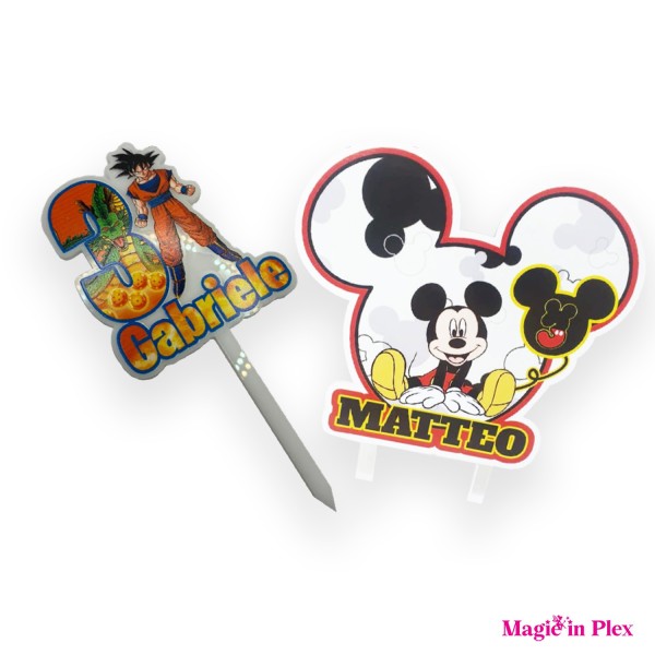 Cake Topper Stampato