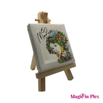 Tela Personalizzata 15x15 e 7x7 cm | Stampa UV Alta Qualità